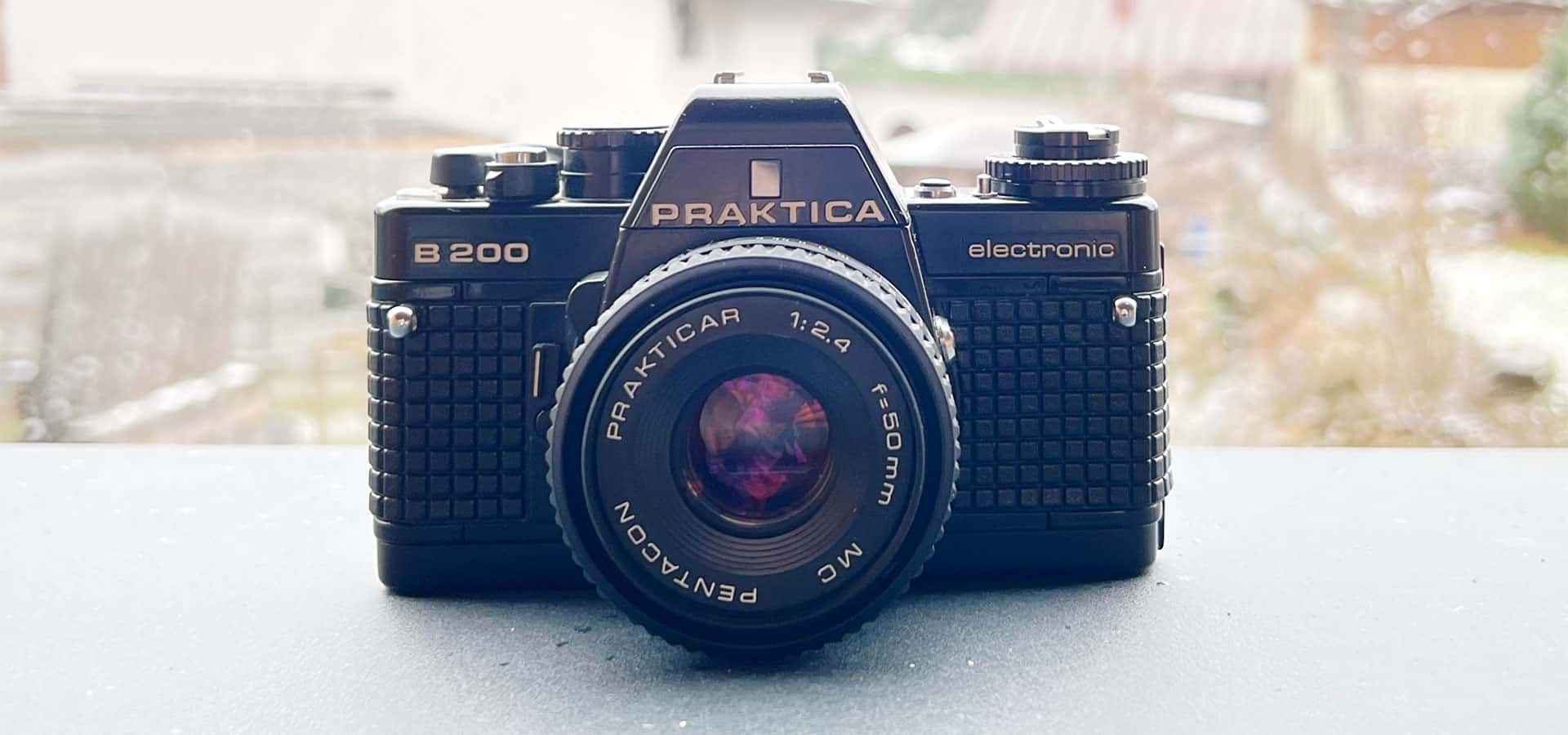 Foto der Contax RTS von vorne