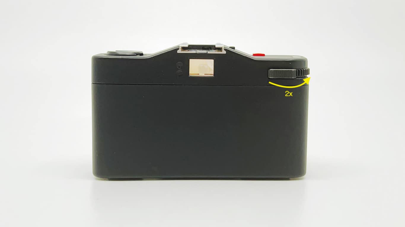Minox 35 von hinten betrachtet